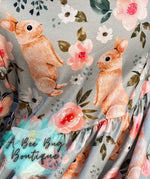 Load image into Gallery viewer, Minty Bunnies Tiered Dress
