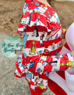 Load image into Gallery viewer, Cat &amp; Friends Tiered Peplum
