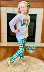 Load image into Gallery viewer, Paddy Plaid Button Leggings
