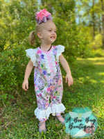 Load image into Gallery viewer, Lavender Fields Romper
