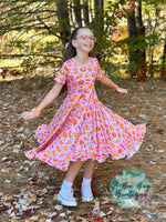 Load image into Gallery viewer, Spice Girl Bow Back Twirl Dress
