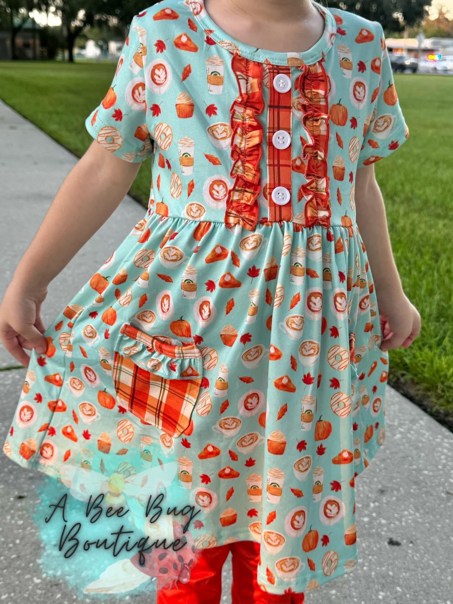 Pumpkin Spice Tunic Dress