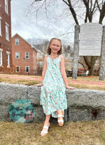 Load image into Gallery viewer, Spring Sage Floral Maxi Dress
