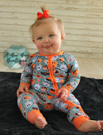 Load image into Gallery viewer, Spooky Sweets Bamboo Zippy Pjs
