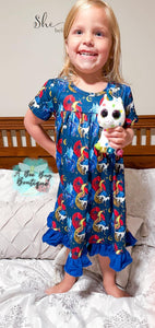 Year of the Dragon Short Sleeve Nightgown