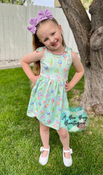Load image into Gallery viewer, Sweet Scoops Tie Shoulder Dress
