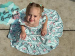 Load image into Gallery viewer, Spring Sage Floral Maxi Dress
