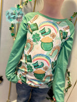 Load image into Gallery viewer, Pot o’ Gold Raglan
