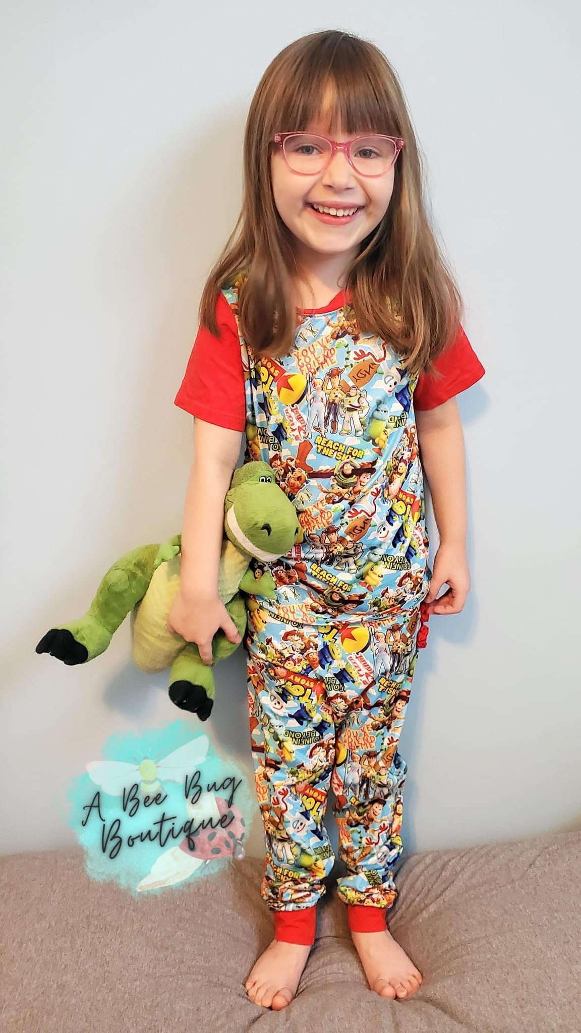 Toy Gang Ruffled PJ Set