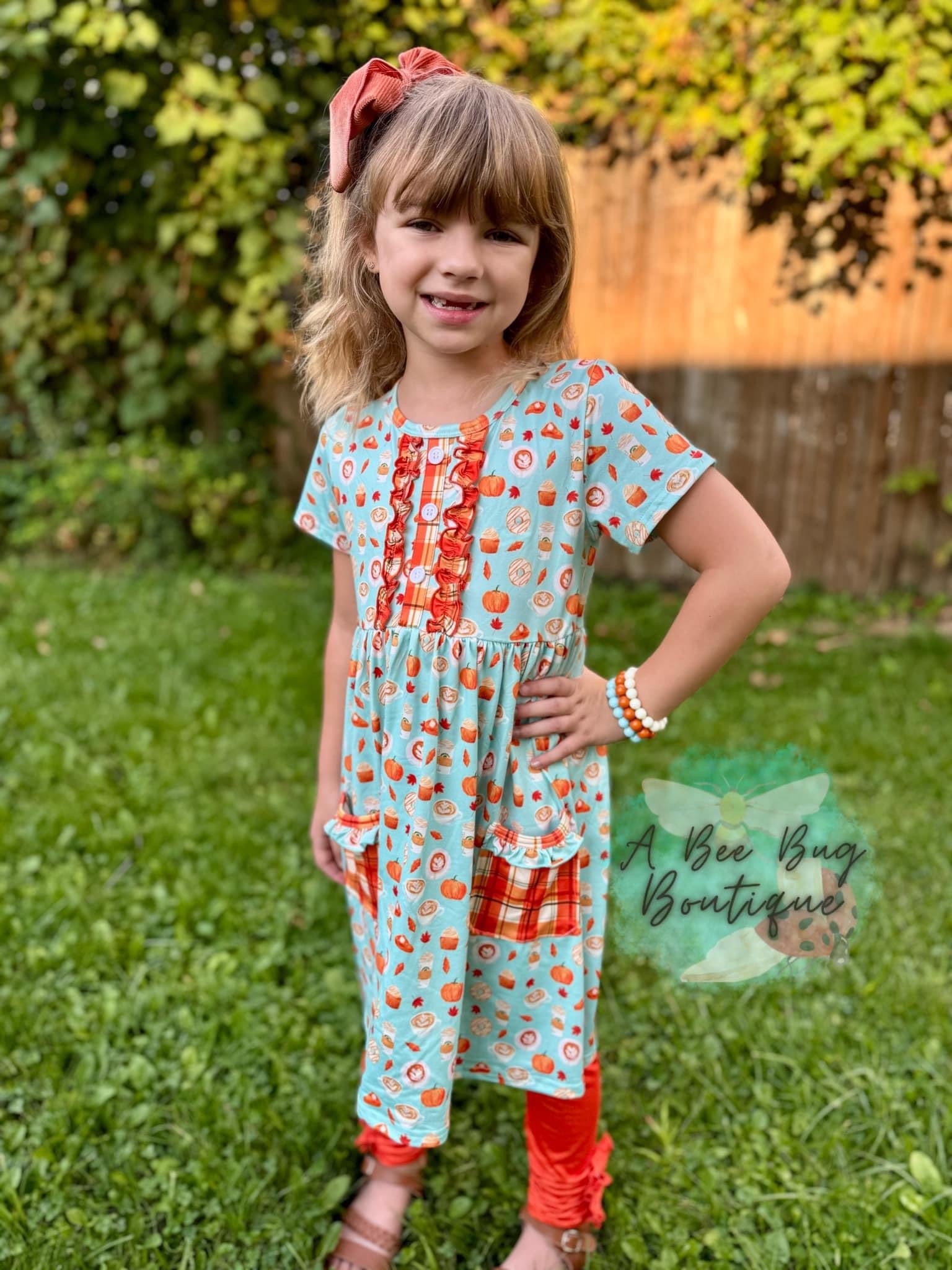 Pumpkin Spice Tunic Dress