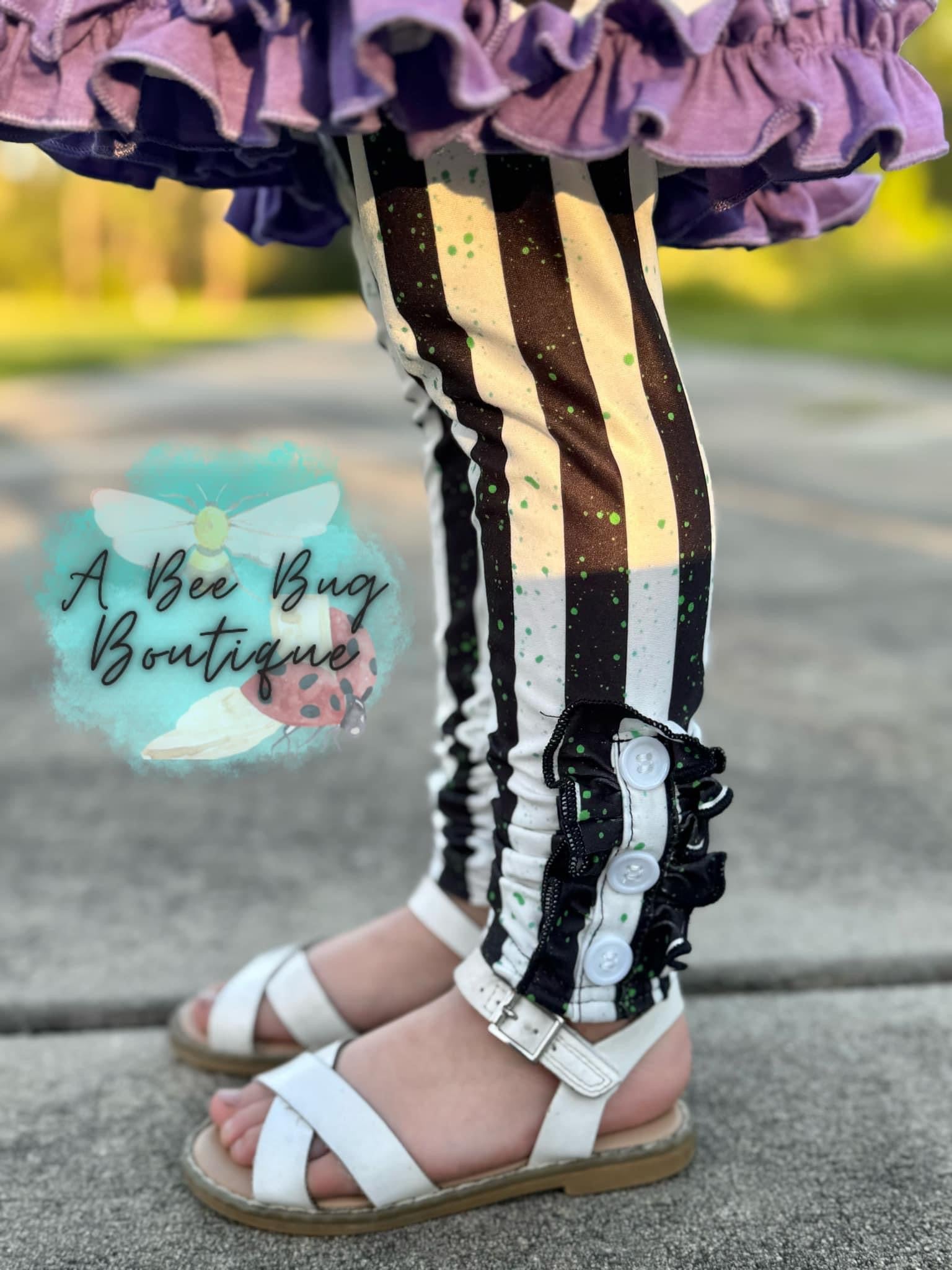 Strange + Unusual Striped Leggings