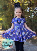 Load image into Gallery viewer, Spooky Bubu Peplum Top
