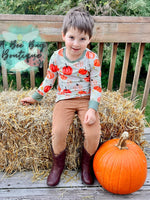 Load image into Gallery viewer, Olive Pumpkin Unisex Top
