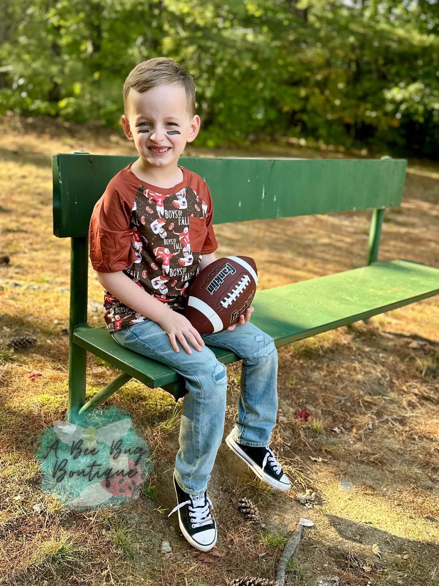 Boys of Fall Raglan Tee