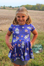 Load image into Gallery viewer, Spooky Bubu Peplum Top
