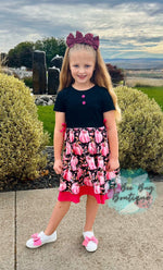 Load image into Gallery viewer, Blushing Pumpkins Bow Back Dress
