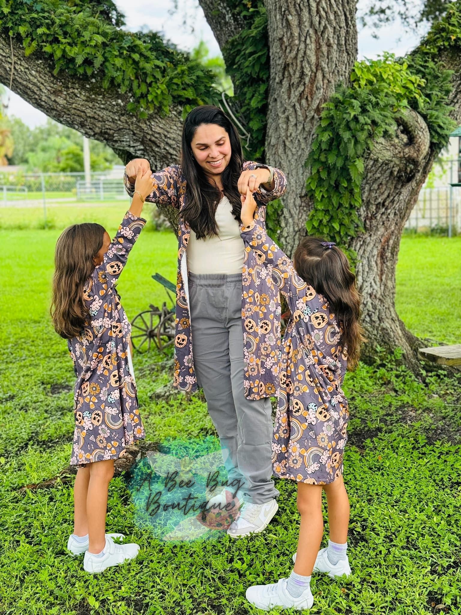 Halloween Rainbows Mama Cardigan