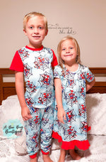 Load image into Gallery viewer, Spidey Crew Unisex Pajama set
