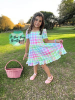 Load image into Gallery viewer, Rainbow Plaid Twirl
