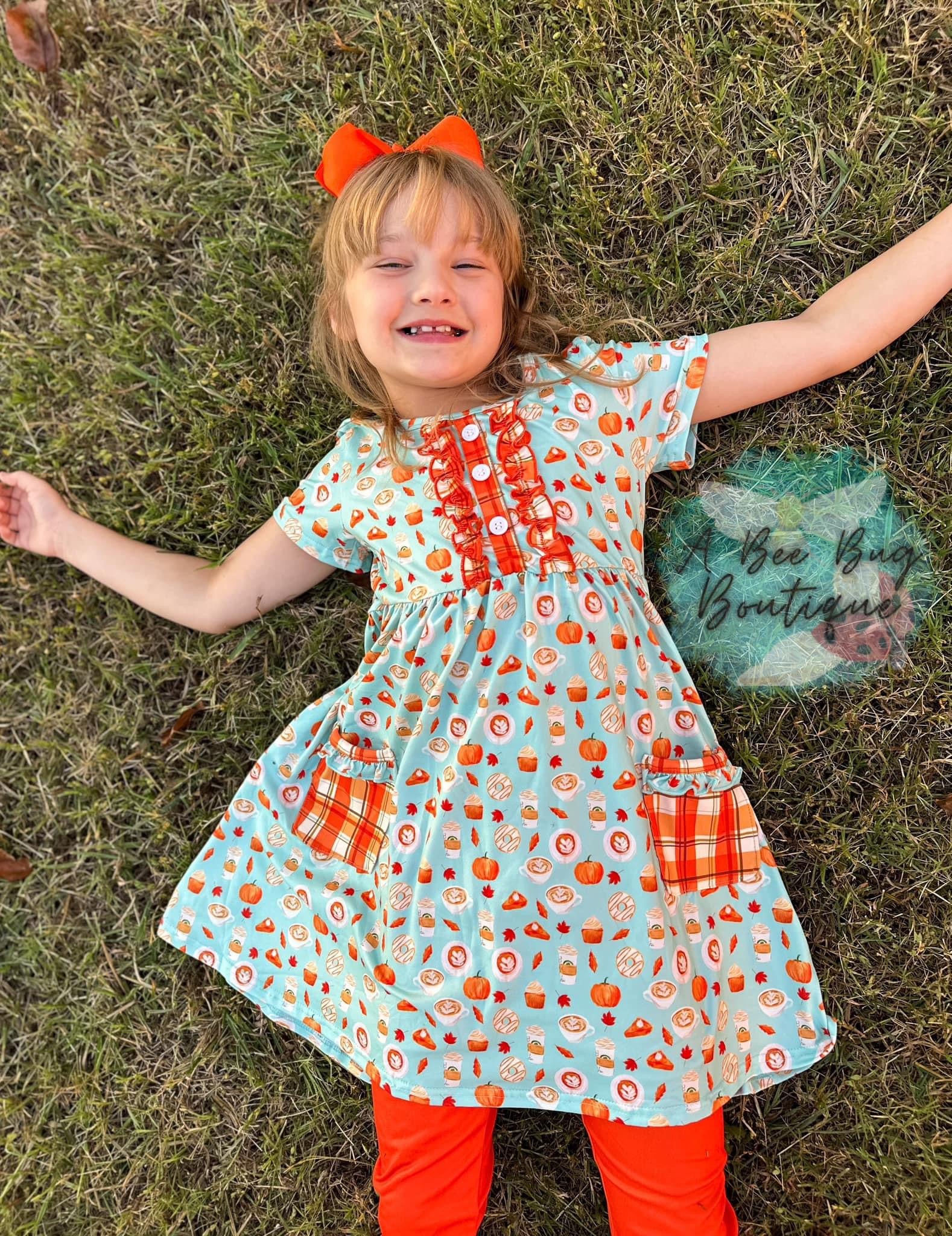 Pumpkin Spice Tunic Dress