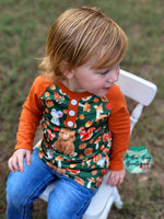 Load image into Gallery viewer, Woodland Friends Henley Top
