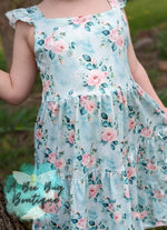 Load image into Gallery viewer, Spring Sage Floral Maxi Dress
