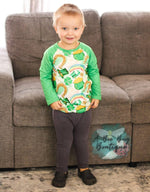 Load image into Gallery viewer, Pot o’ Gold Raglan
