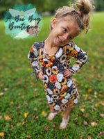 Load image into Gallery viewer, Halloween Donuts Dress
