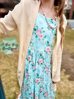 Load image into Gallery viewer, Spring Sage Floral Maxi Dress
