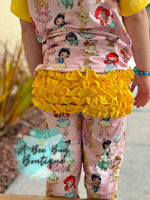 Load image into Gallery viewer, Little Princess Ruffle Pj set
