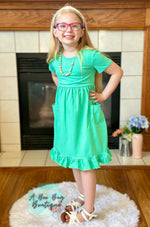 Load image into Gallery viewer, Mint Pocket Dress
