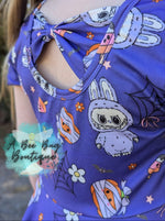 Load image into Gallery viewer, Spooky Bubu Peplum Top
