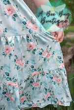 Load image into Gallery viewer, Spring Sage Floral Maxi Dress

