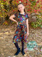 Load image into Gallery viewer, Glowing Gourds Vintage Dress
