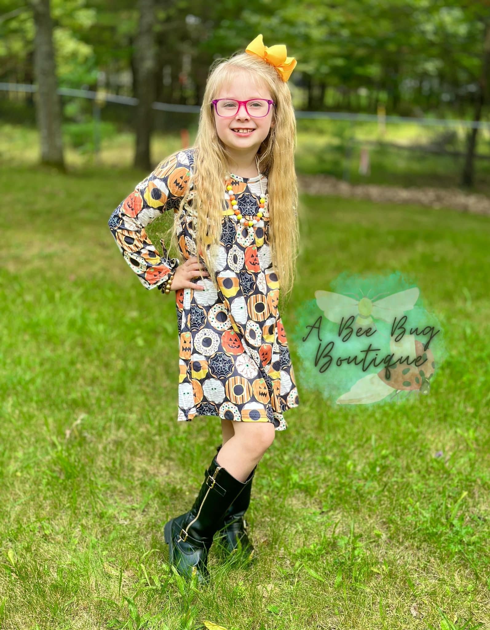 Halloween Donuts Dress