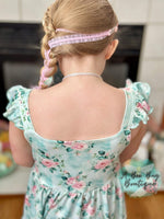 Load image into Gallery viewer, Spring Sage Floral Maxi Dress
