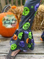 Load image into Gallery viewer, Pumpkin Pails Flare Pants
