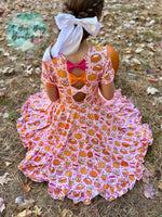 Load image into Gallery viewer, Spice Girl Bow Back Twirl Dress
