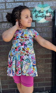 Emotional Support Pals Bow Back Peplum