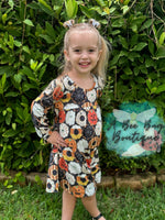 Load image into Gallery viewer, Halloween Donuts Dress
