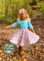 Load image into Gallery viewer, Rustic Unicorn Flutter Sleeve Twirl Dress
