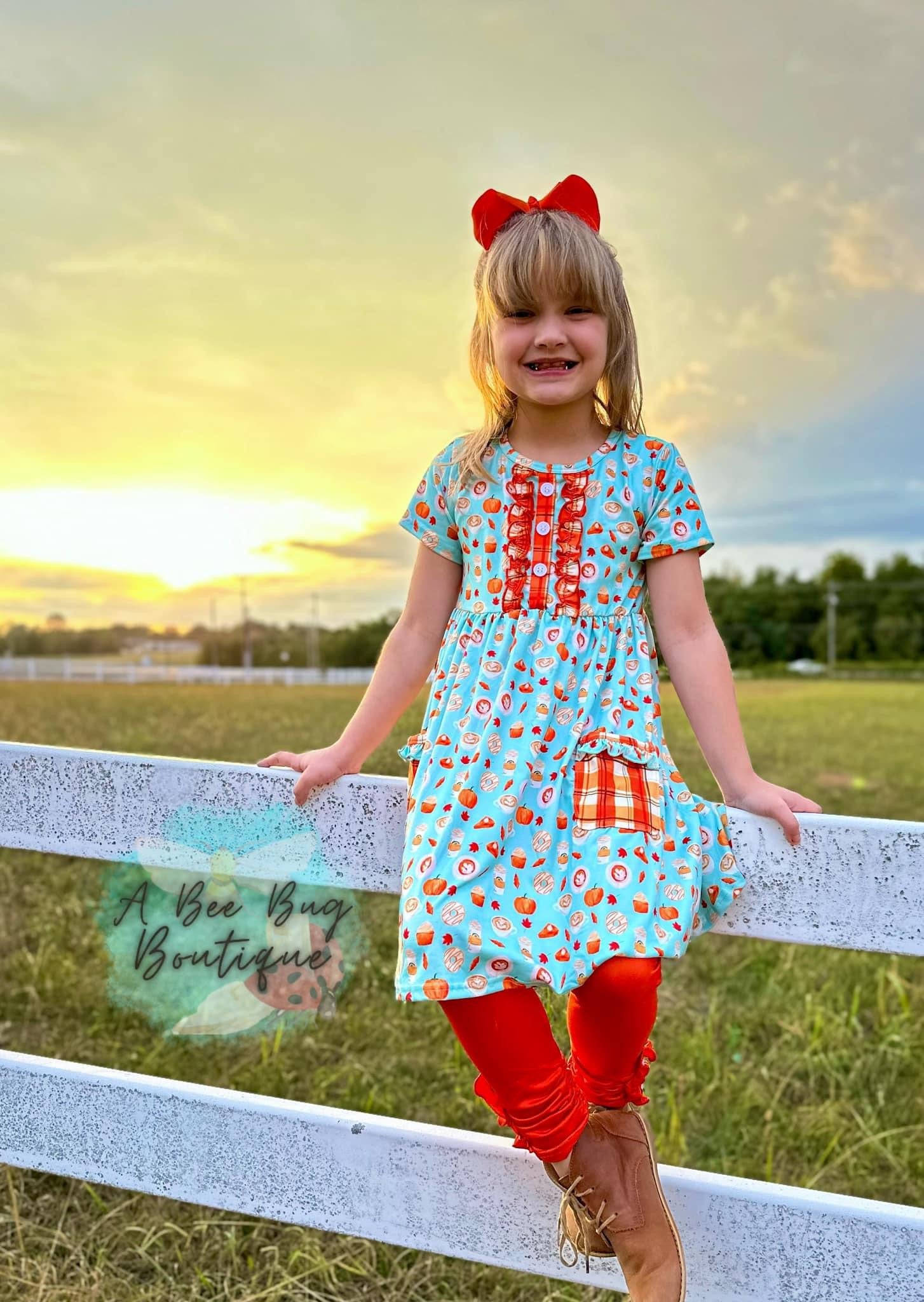 Pumpkin Spice Tunic Dress