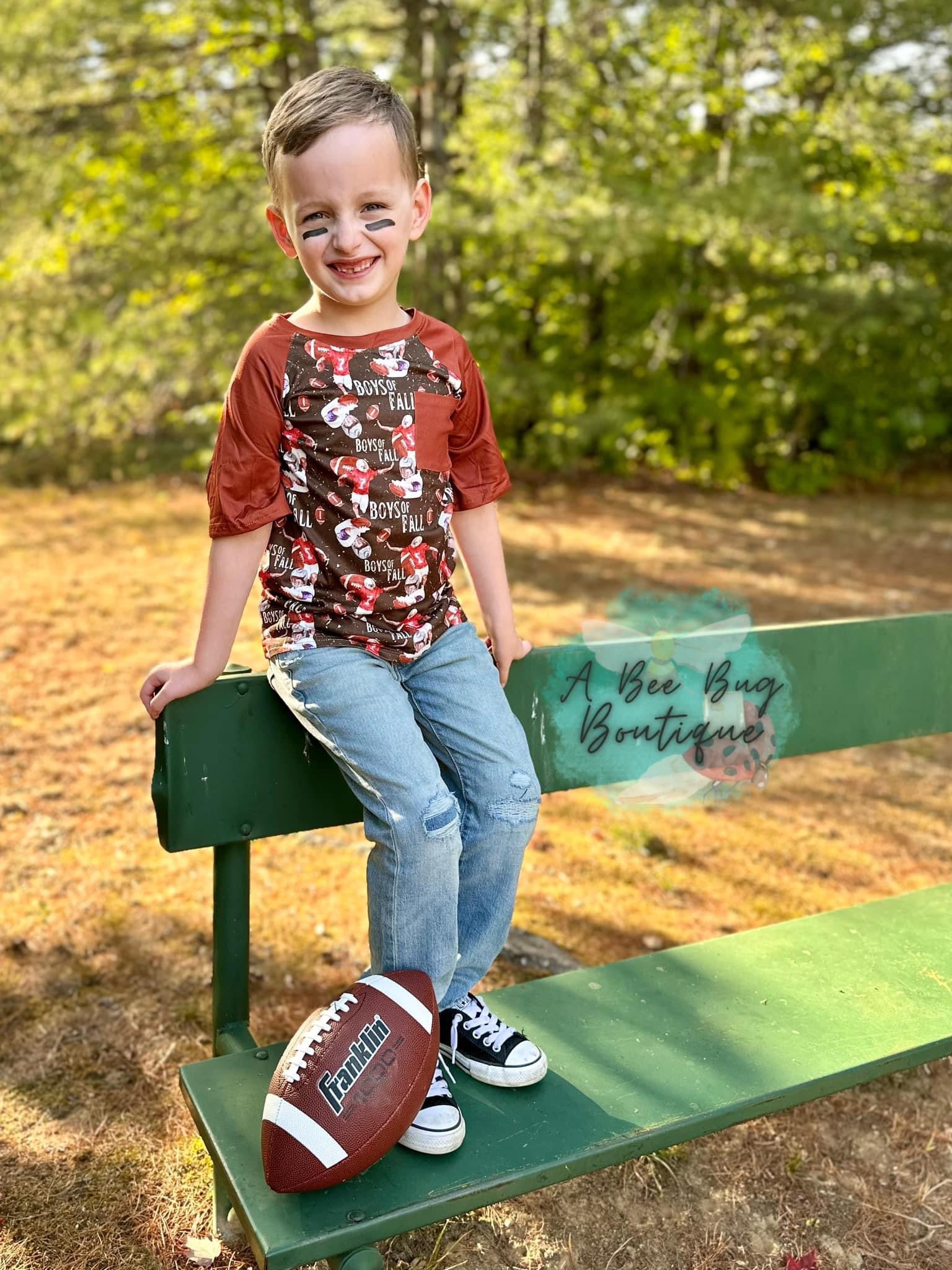 Boys of Fall Raglan Tee