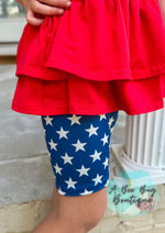 Load image into Gallery viewer, Old Glory Biker Shorts
