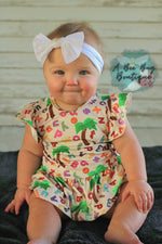 Load image into Gallery viewer, Alphabet Jungle Peplum Top
