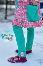 Load image into Gallery viewer, Pink Peppermint Leggings Set
