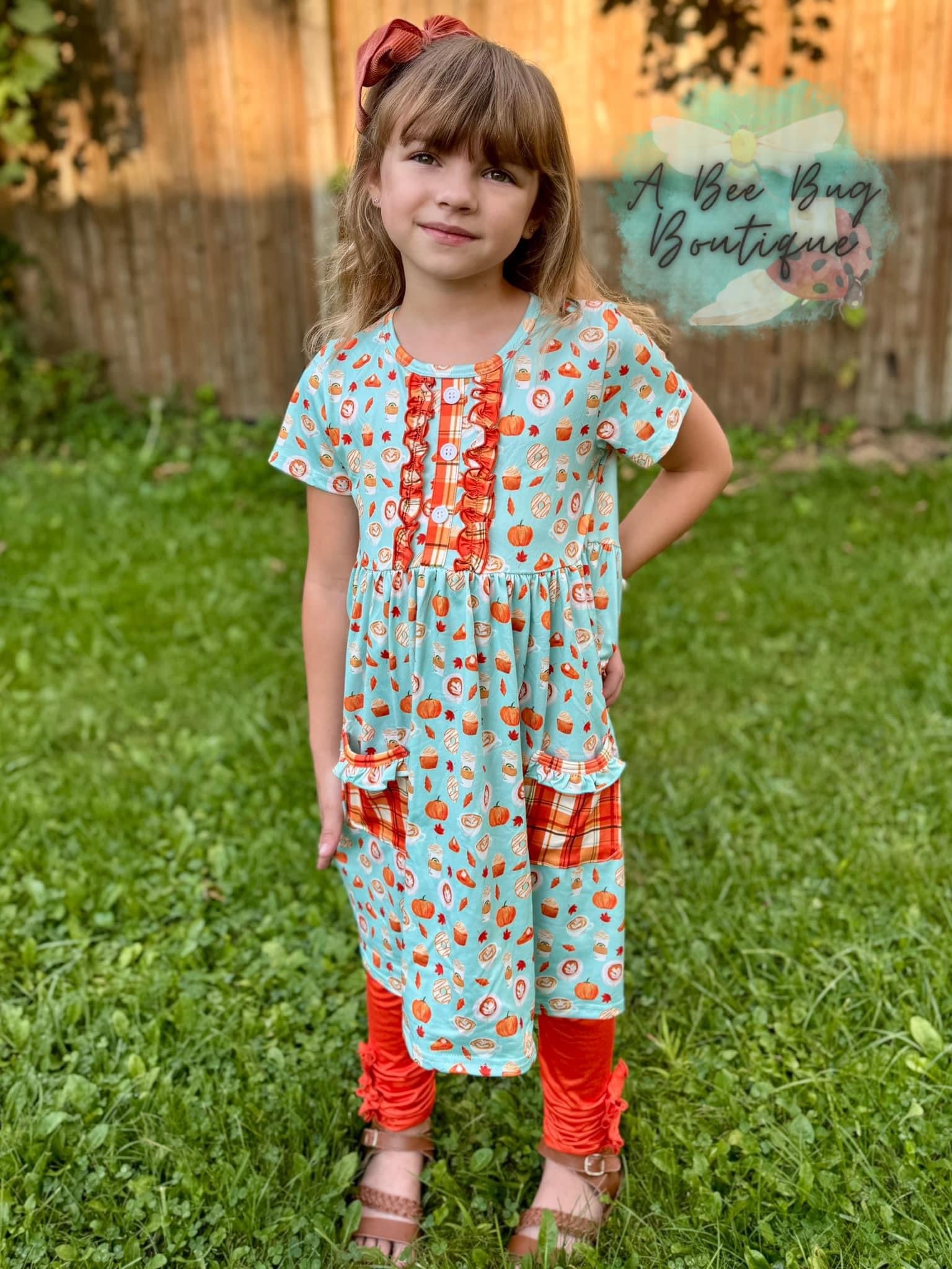 Pumpkin Spice Tunic Dress