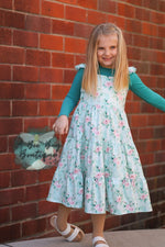 Load image into Gallery viewer, Spring Sage Floral Maxi Dress
