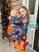 Load image into Gallery viewer, Christmas Express Ruffle Pj Set
