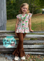 Load image into Gallery viewer, Alphabet Jungle Peplum Top
